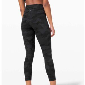 Lululemon Align Pant II 25" Heritage 365 Camo Deep Coal Multi